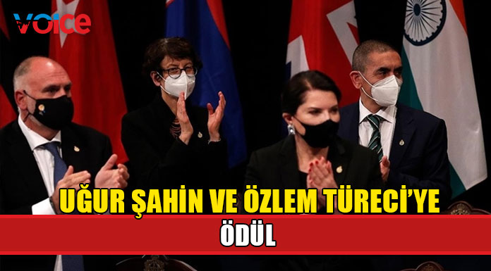 Uğur Şahin ve Özlem Türeci, İspanya'da Asturias Prensesi ödülünü aldı