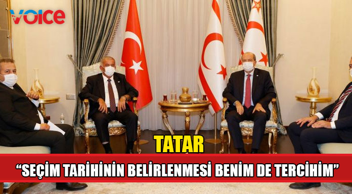 Cumhurbaşkanı Tatar, Meclis Başkanı ve Başsavcı’yla istişarelerde bulundu