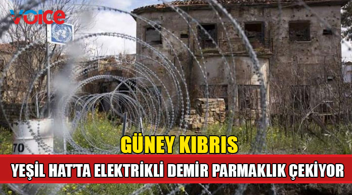 Yeşil Hat'ta dikenli tellerden sonra, elektrikli demir parmaklık