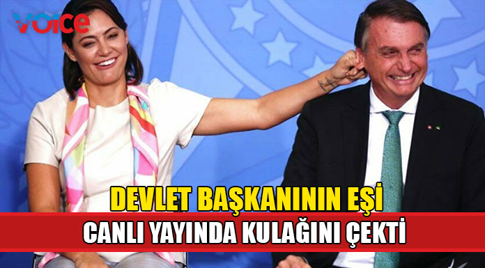 Kadınlar hakkında cinsiyetçi ifadeler kullanan devlet başkanına ilk tepki eşinden geldi