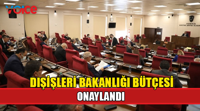 Meclis Genel Kurulu, Dışişleri Bakanlığı bütçesini oy çokluğuyla onayladı