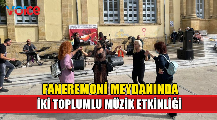 İki toplumlu müzik etkinliği gerçekleştirildi
