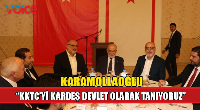 Saadet Partisi Genel Başkanı Karamollaoğlu, KKTC'de vatandaşlarla buluştu