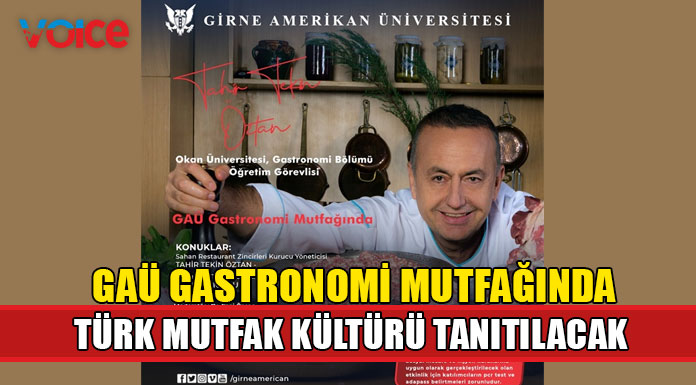 Ünlü şef Türk Mutfak Kültürünü ve Gaziantep mutfağını tanıtacak