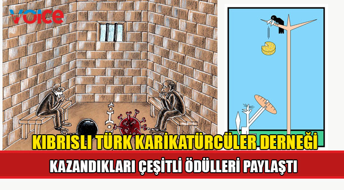 Kıbrıslı Türk Karikatürcüler Derneği kazandıkları çeşitli ödülleri paylaştı