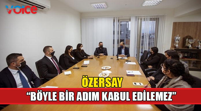 Özersay Barolar Birliği'ni ziyaret etti