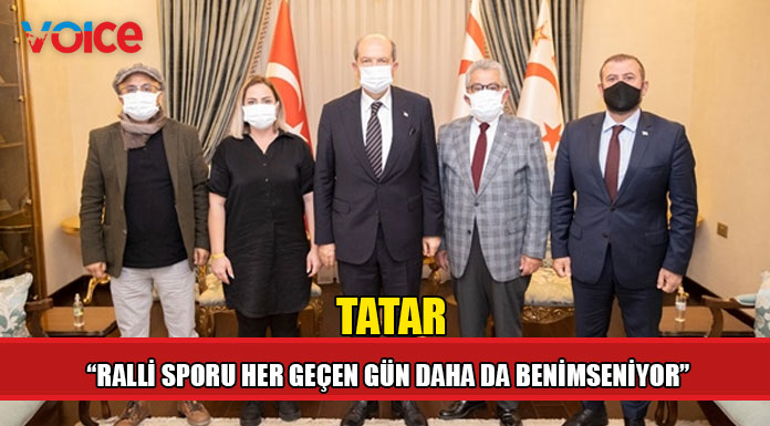 Tatar, Doğu-Batı Dostluk ve Barış Rallisi organizatörlerini kabul etti