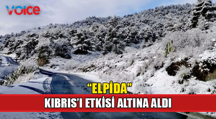 Kötü hava şartları Kıbrıs'ta etkili oluyor