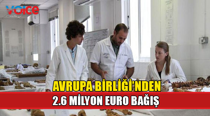 AB'den Kayıp Şahıslar Komitesi'ne bağış