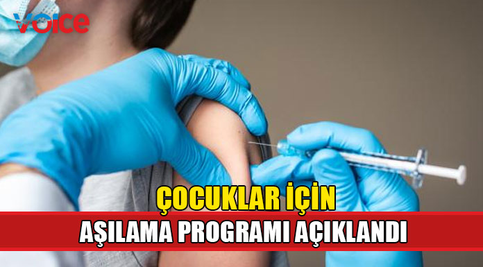 5-11 yaş gurubu çocukların aşılama programı başlıyor