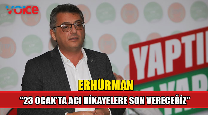 Erhürman "Bu halkın ortak başarı hikayesini hep birlikte yazacağız"