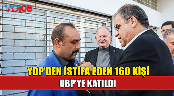 YDP’den istifa eden 160 kişi UBP'ye katıldı
