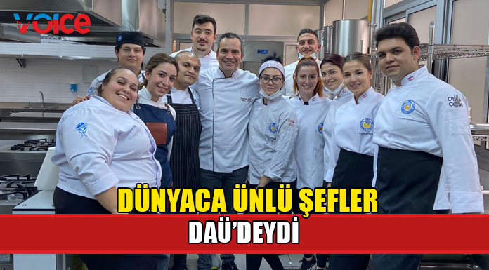 Dünyaca ünlü şefler öğrencilerle bir araya geldi