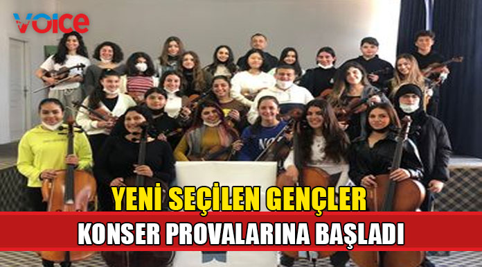 Genç Yetenekler Production Senfoni Orkestrası yeni seçilen gençlerle konser provalarına başladı