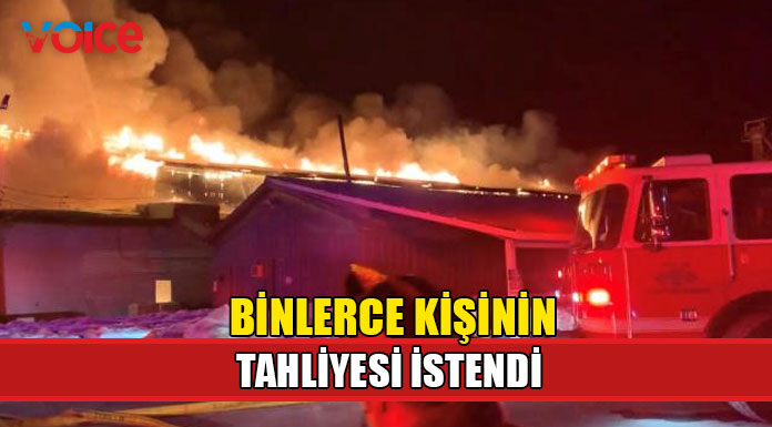 ABD’de fabrika yangını
