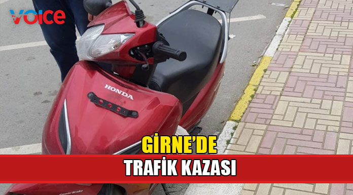 Motosiklet sürücüsü yaralandı!