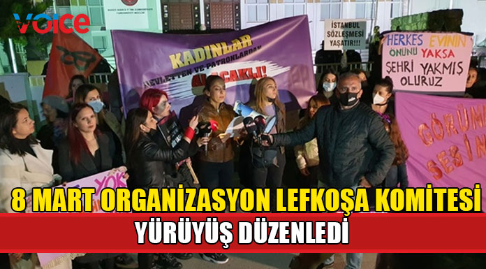 “Kadınlar Devletten ve Patronlardan Alacaklı” sloganıyla yürüyüş düzenlendi