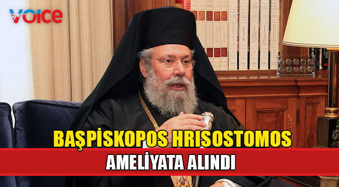 Başpiskopos Hrisostomos hastaneye kaldırıldı
