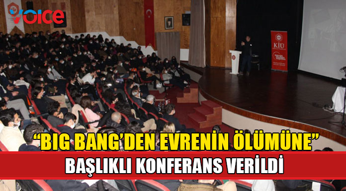 Astrofizikçi Dr. Umut Yıldız AKM'de konferans verdi