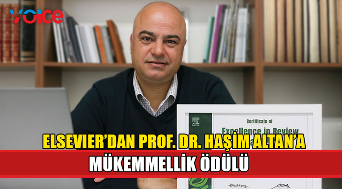 Prof. Dr. Haşim Altan, 2021 Mükemmellik İnceleme Ödülü’ne layık görüldü