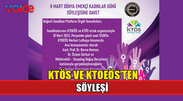 “Kadınlar Üzerine Kurulan Tahakküm Biçimleri" konulu söyleşi düzenleniyor