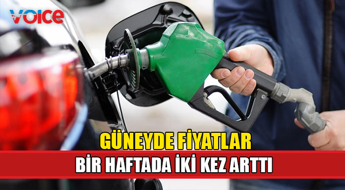 Güneyde akaryakıt fiyatında artış!