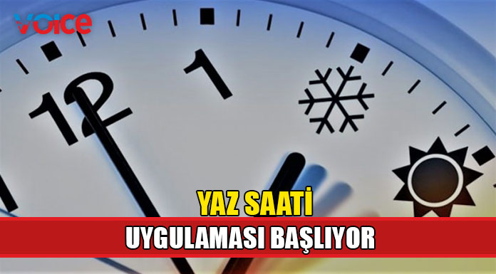 KKTC'de pazar günü yaz saati uygulaması başlıyor