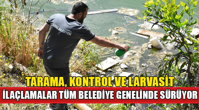 Girne Belediyesi çevre sağlığıyla ilgili çalışmalarını sürdürüyor