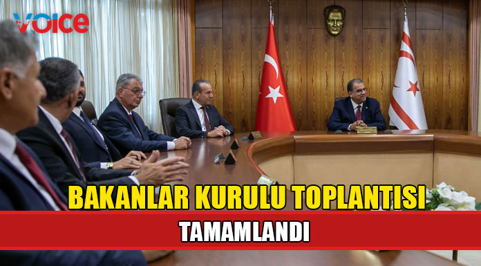 Bakanlar Kurulu tamamlandı