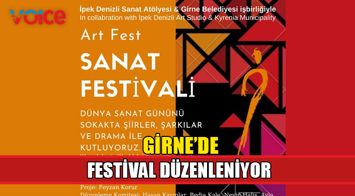15 Nisan Dünya Sanat Günü dolayısıyla festival düzenleniyor