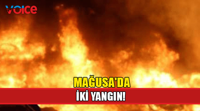 Restoran ve oto garajda yangın!
