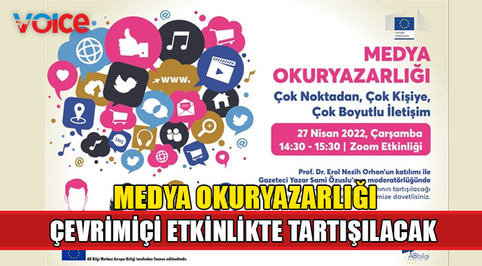 Medya Okuryazarlığı yarın düzenlenecek çevrimiçi etkinlikte tartışılacak