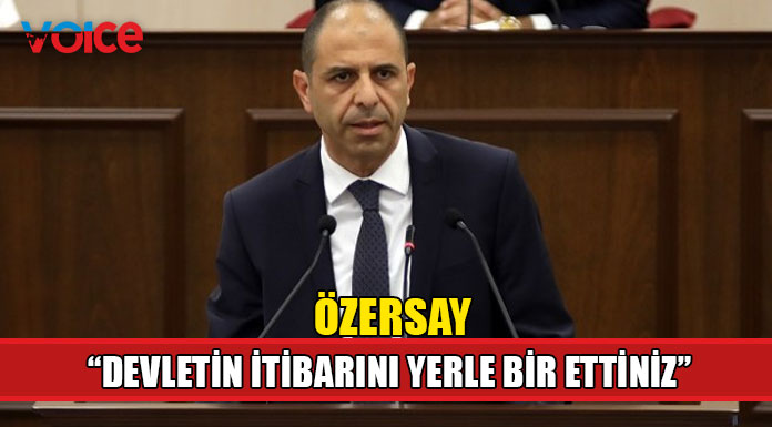 “Görevden almayı beceremediğiniz için hükümeti bozup tekrar kurmaya çalıştınız”