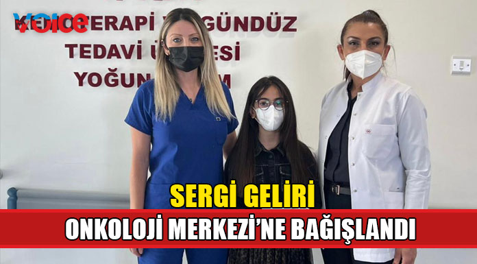 11 yaşındaki Lavin Kırok, sergi gelirini Onkoloji Merkezi’ne bağışladı