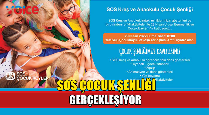 SOS Çocuk Şenliği 29 Nisan Cuma günü düzenleniyor