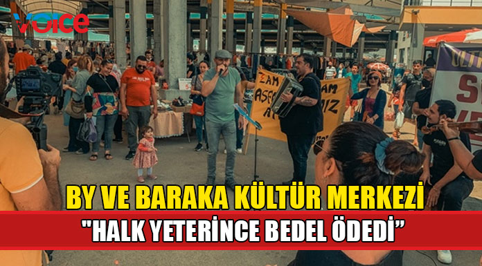 Bağımsızlık Yolu ve Baraka Kültür Merkezi eylem yaptı