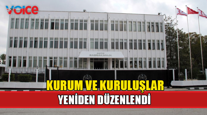 İdari koordinasyon yönünden Başbakanlık ve Bakanlıklara bağlı kurum ve kuruluşlar yeniden düzenlendi