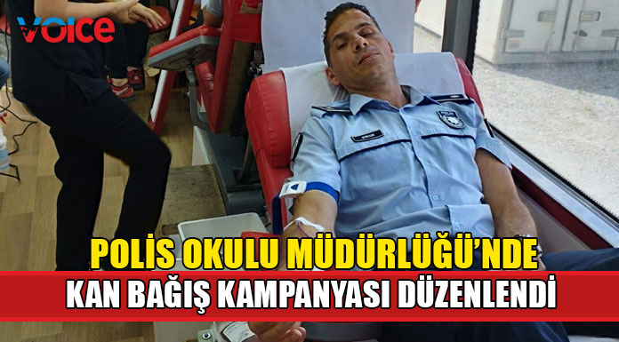 Polis Okulu Müdürlüğü’nden kan bağış kampanyası