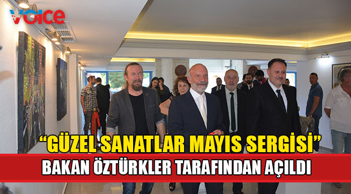 50 eserden oluşan sergi YDÜ Atatürk Kültür ve Kongre Merkezi Sergi Salonunda açıldı