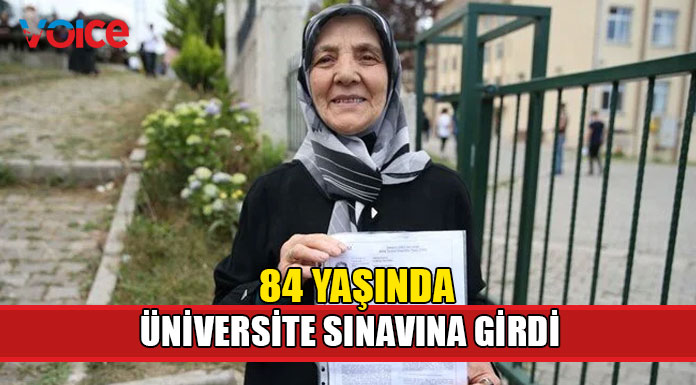84 yaşında üniversite adayı