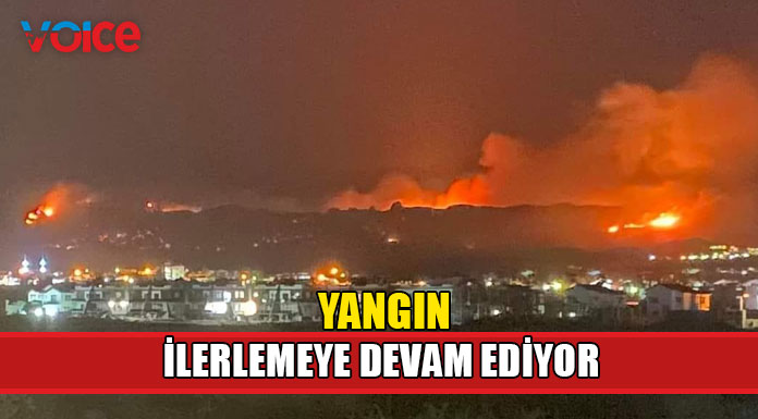 Yangında kritik gece!