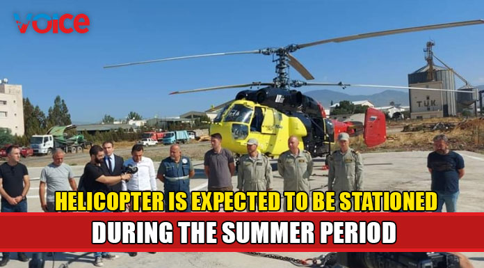 Türkiye deploys a fire-fighting helicopter to North Cyprus