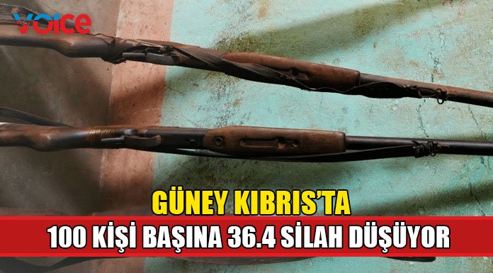 Güney Kıbrıs silah tasarrufunda dünyada 5'inci sırada