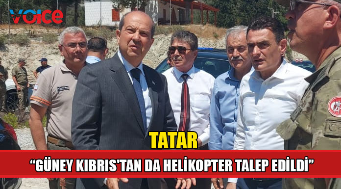 "İngiliz Üsleri'nden ve Güney Kıbrıs'tan da helikopter talep edildi"