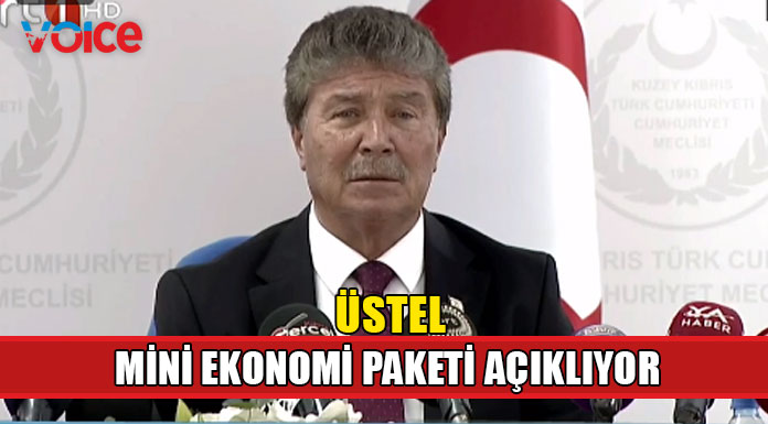 Başbakan Ünal Üstel mini ekonomi paketi açıklıyor