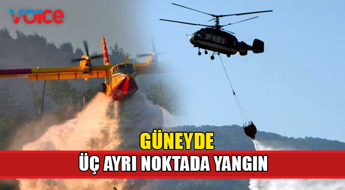 Güney Kıbrıs’ta üç ayrı noktadaki yangınlar söndürüldü