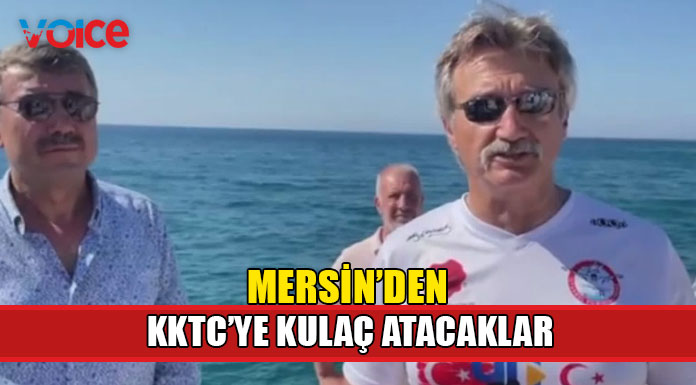 Mersin’den KKTC’ye yüzme maratonu başladı