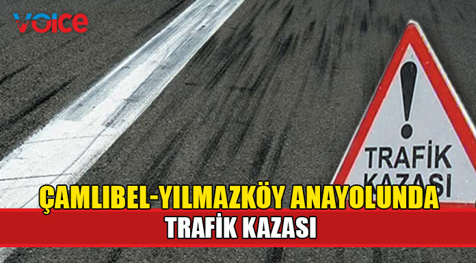 Toprak sete çarpan kamyon devrildi!