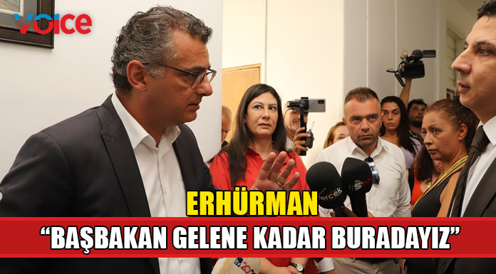 CTP heyetine destek olmak isteyenler için de çadır kuruldu