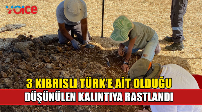 KŞK, Güney Kıbrıs’taki kazılarda kalıntılara ulaştı